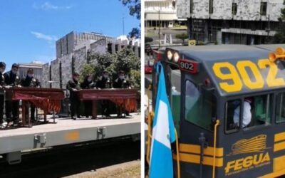 Locomotora 902 hizo un recorrido por la Ciudad de Guatemala